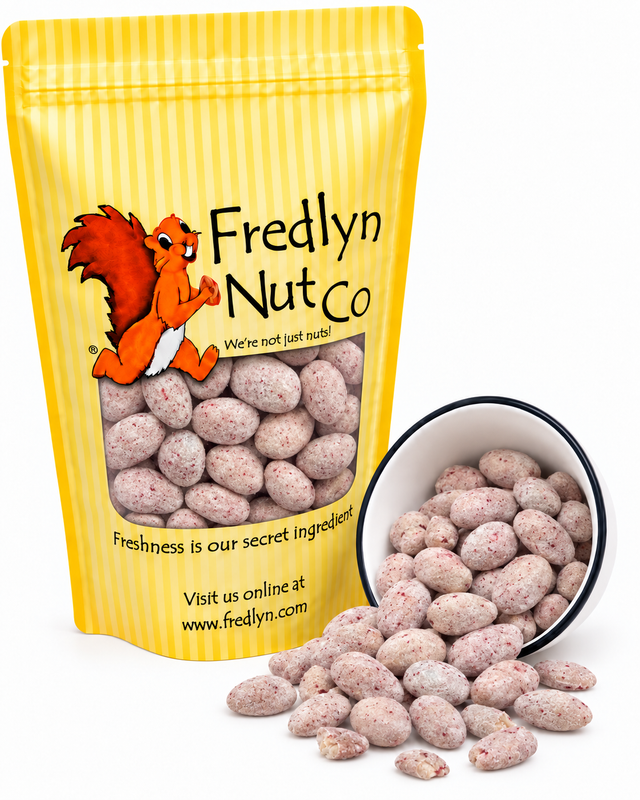 Candy Cane Dusted Almonds