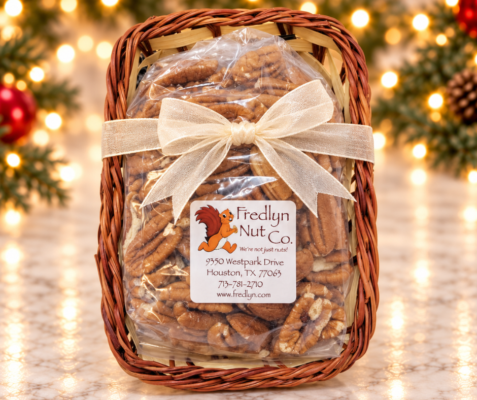 Raw Pecan Basket Gift